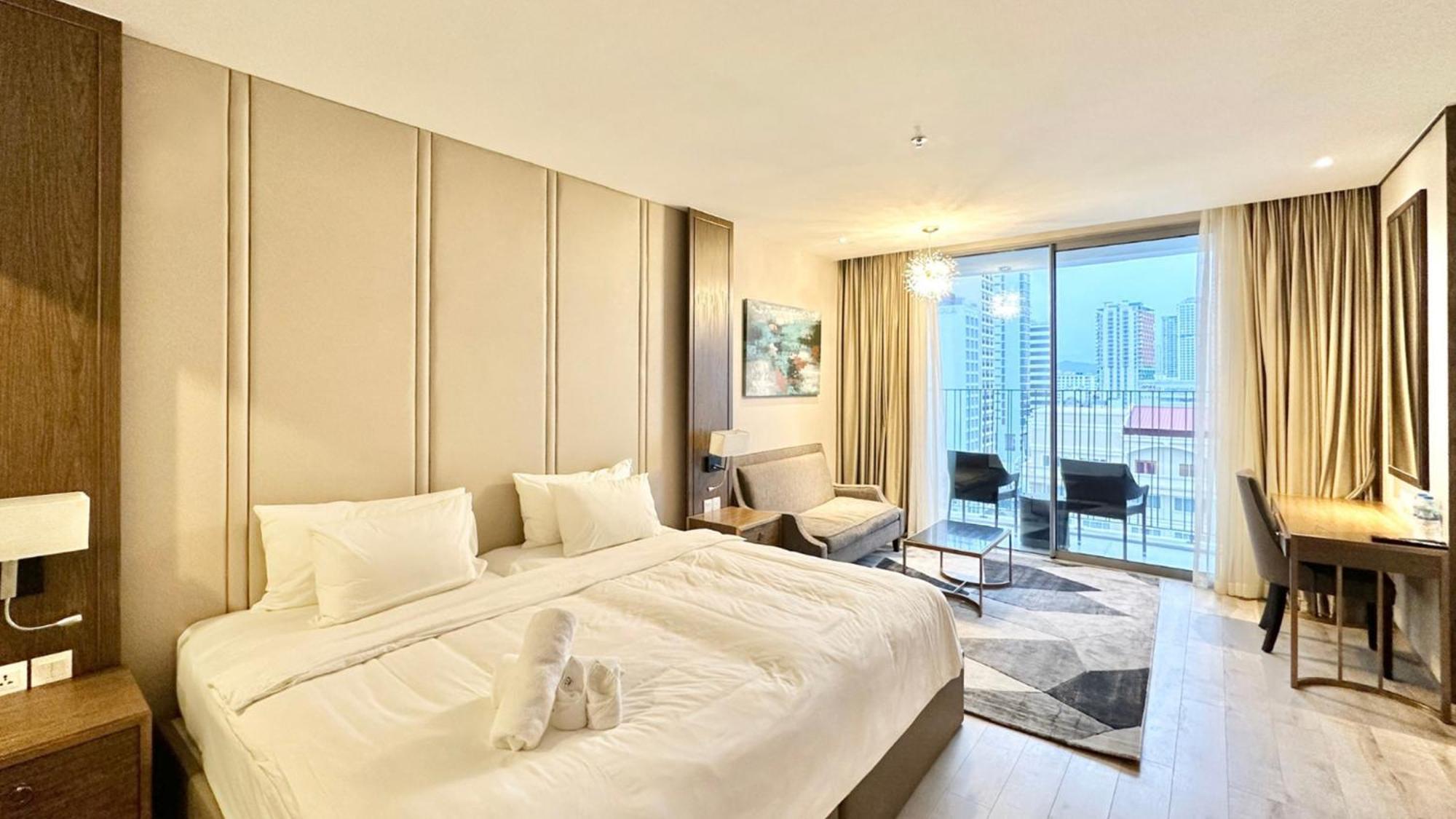 L'Apartment And Signature Nha Trang Tours - Muong Thanh Luxury Khanh Hoa Szoba fotó